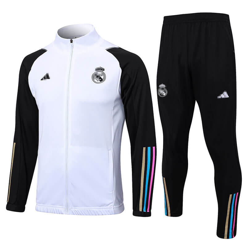 Chandal de Real Madrid 2023/2024 Blanco/Negro